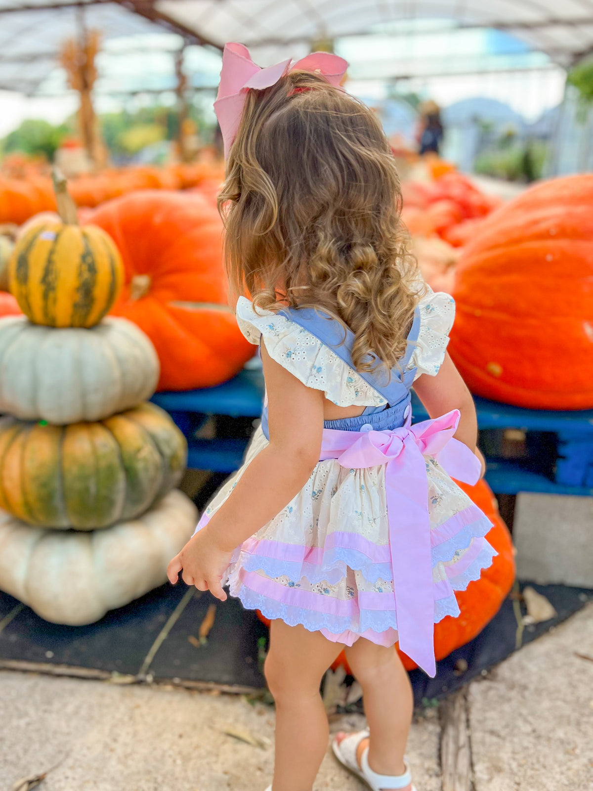 RTS - PUMPKINS & HALLOWEEN - Pumpkins & Halloween Girls Only - Lyla’s Lacy Pumpkins Girl Diaper Set