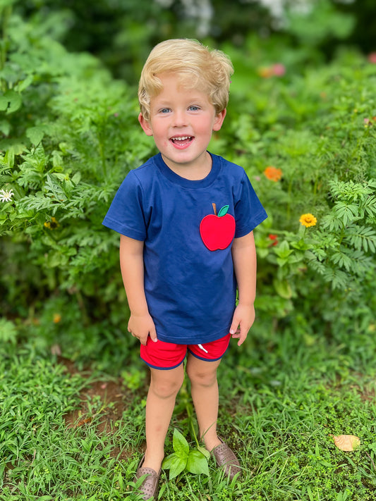 RTS - SUMMER PT 2 - Apple Pockets Boy Shortie Set