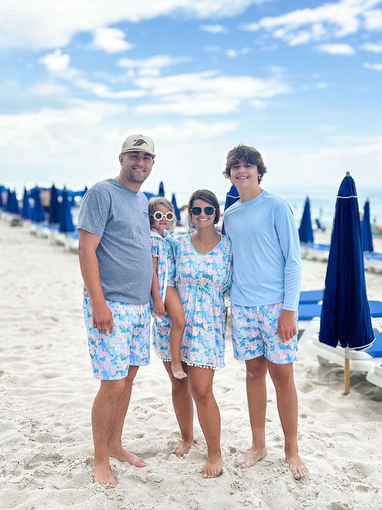 RTS - Coral Reef Swim Dad Trunks