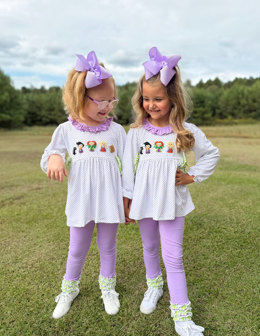 RTS - HALLOWEEN & TURKEYS - Amuck, Amuck, Amuck Girl Pant Set
