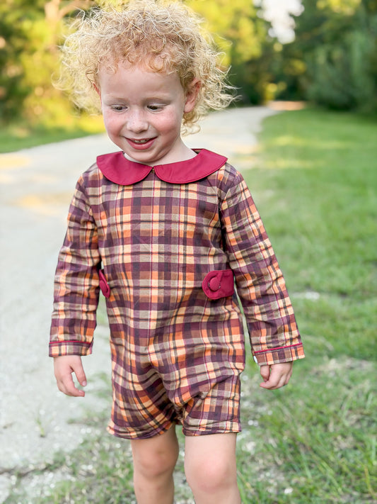 RTS - AUTUMN BASICS - Juliana’s Fall Floral Boy Shortall