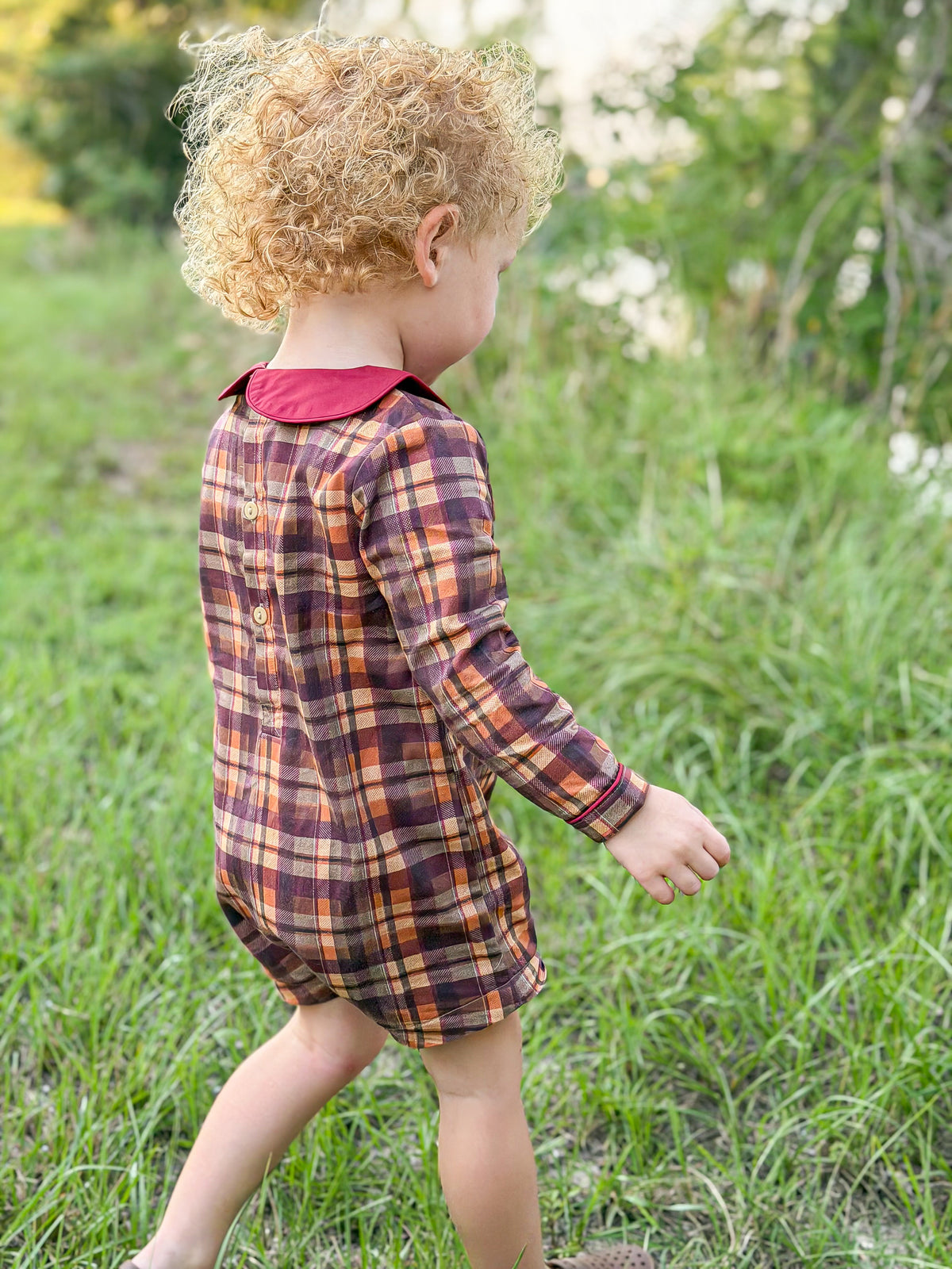 RTS - AUTUMN BASICS - Juliana’s Fall Floral Boy Shortall
