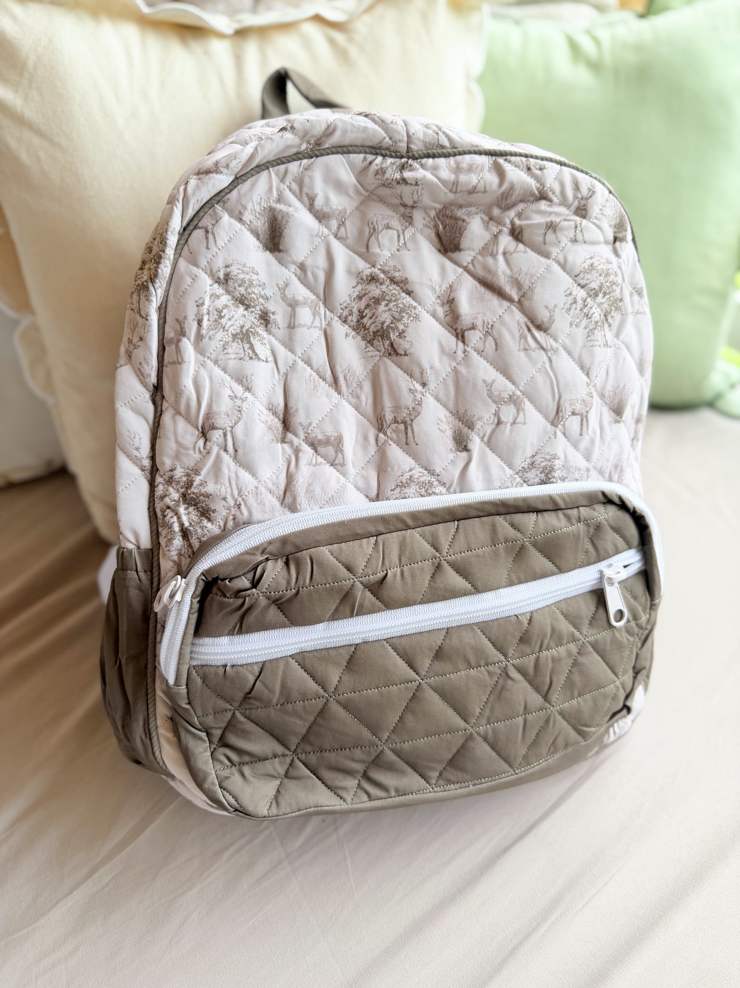 RTS - SUMMER PT 2 - Deer Toile Backpack - NO MONOGRAM