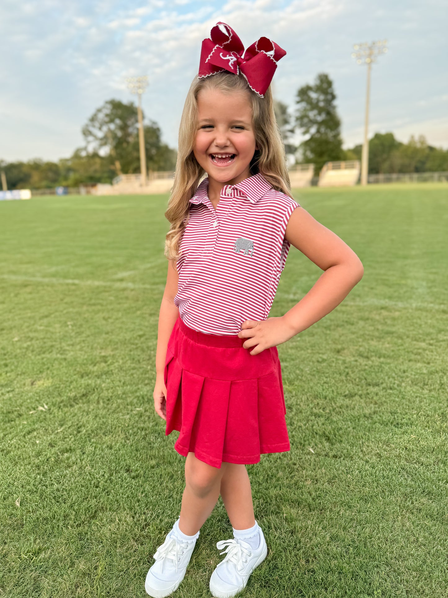 RTS - Team Polos Girl Skort Set - Elephant
