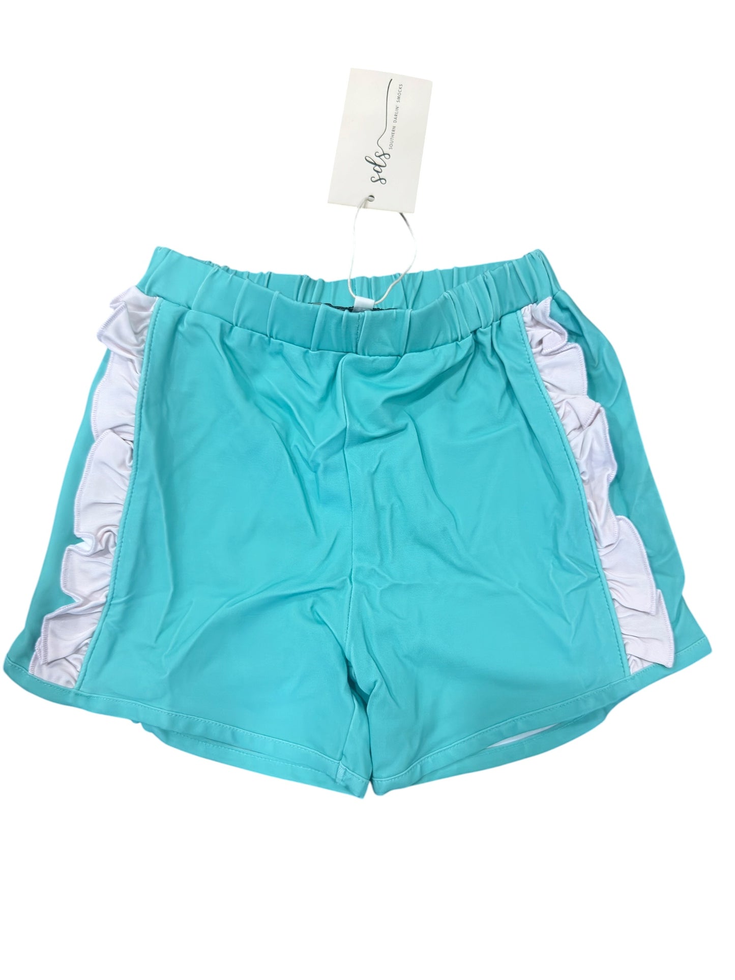 RTS - Summer Teal Shorties - Girl