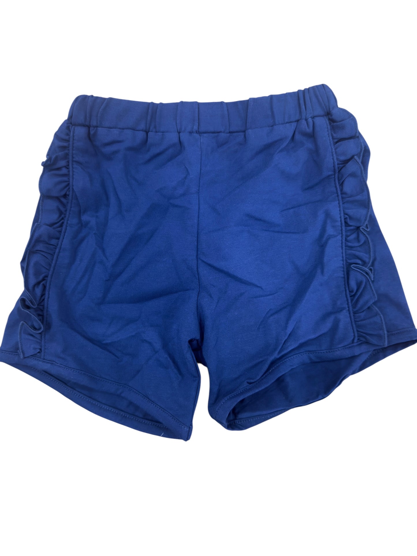 RTS - Navy Blue Shorties with Ruffle - Girl
