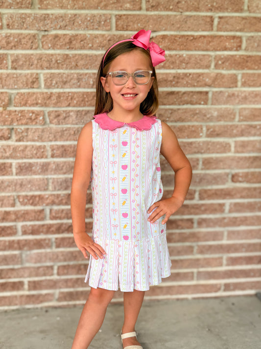 RTS - SUMMER PT 2 - BTS Girl Only - Preppy Pink School Girl Dress