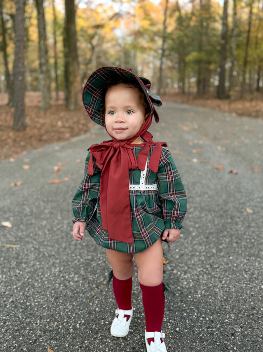 RTS - Hallmark Plaid Girl Bubble