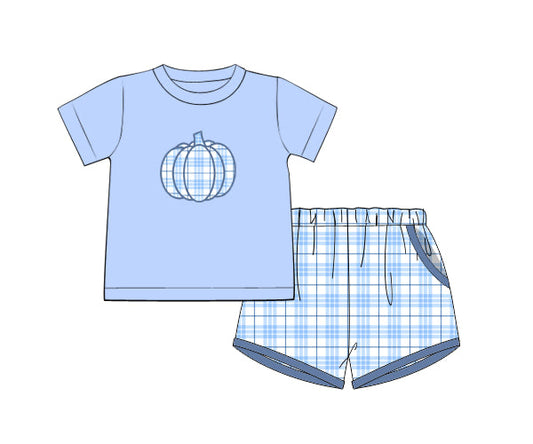 RTS - Autumn Blues Boy Shortie Set