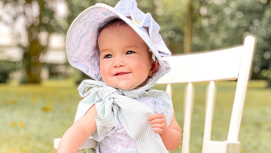 EXTRAS PRESALE - Farm Toile Girl Bonnet