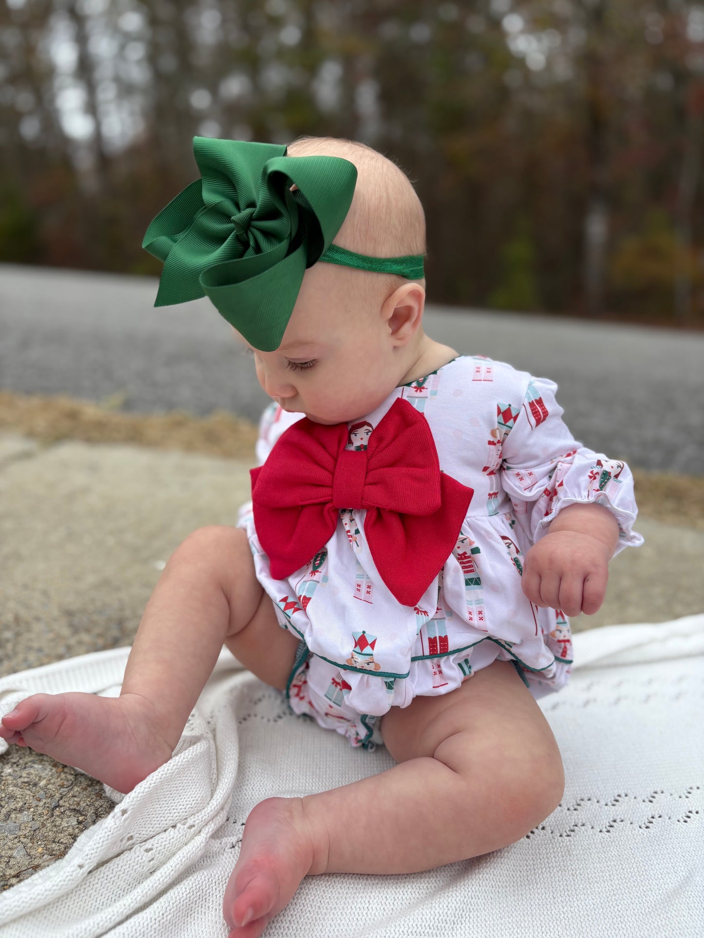 RTS - Christmas Girls Only - Pink Nutcrackers Girl Bubble