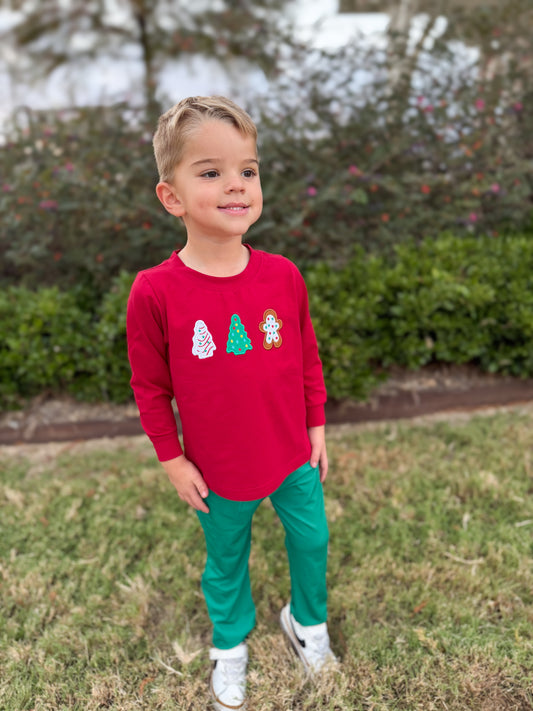 RTS - Christmas Debbies Boy Jogger Set