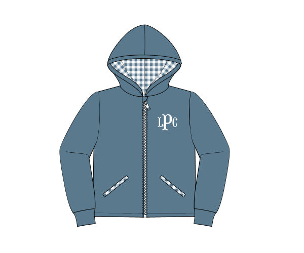 PREORDER 58: WINTER RERUNS - Winter Zip Up Jacket - Stone Blue