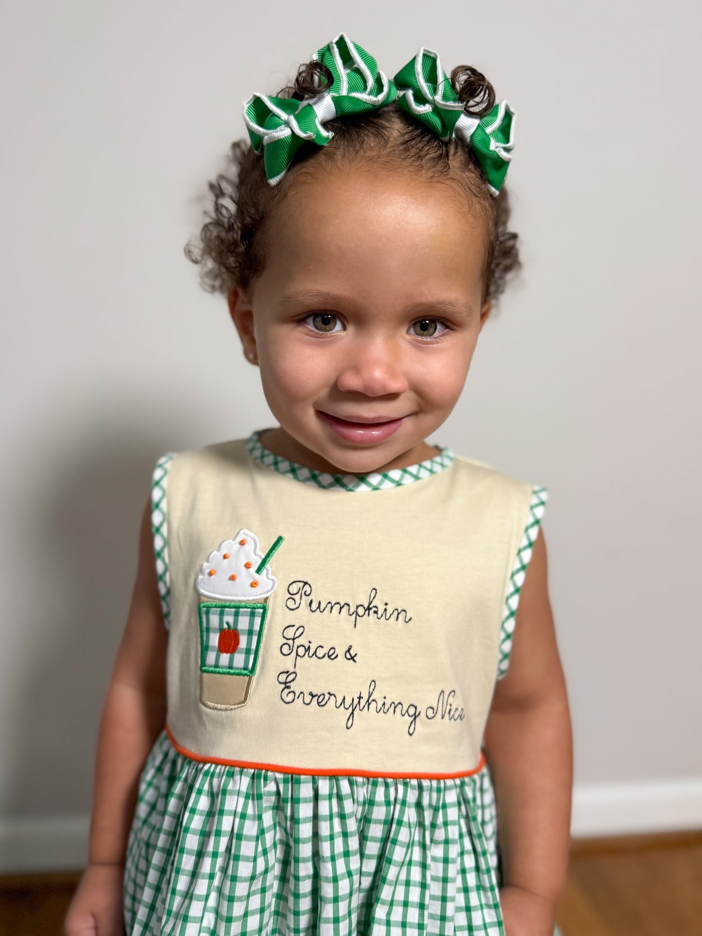 RTS - Pumpkin Spice Girl Diaper Set