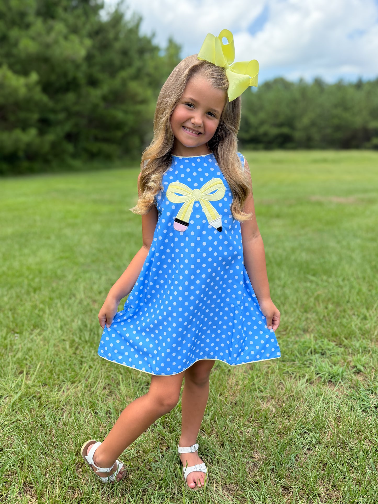 RTS - SUMMER PT 2 - BTS Girl Only - Pencil Bow-ka Dot Girl Dress