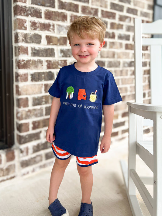 RTS - COLLEGIATE - Saturday Tradition - Meet Me At Toomer’s Boy Shortie Set