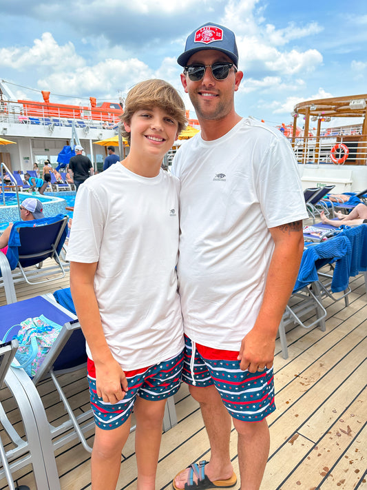 RTS - Red, White, & Blue Dad Trunks