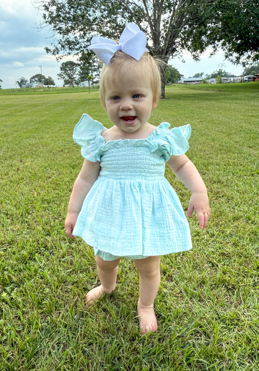 RTS - Muslin Beachwear Girl Diaper Set
