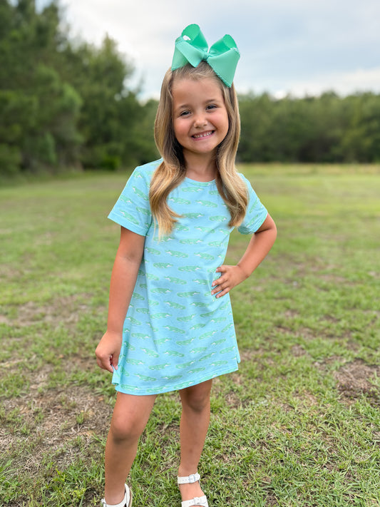 RTS - SUMMER 1 - Gator Bay Girl Dress