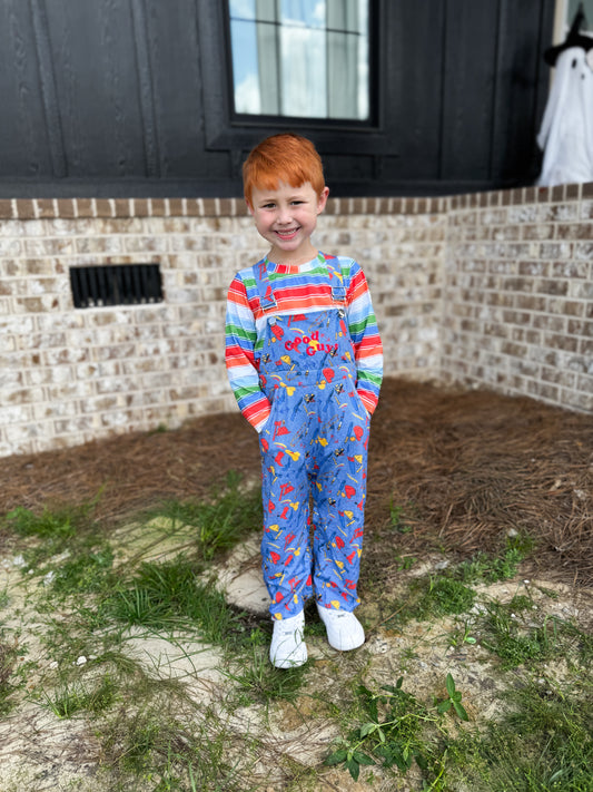RTS - Halloween Costumes - Wanna Play Boy Overall Set