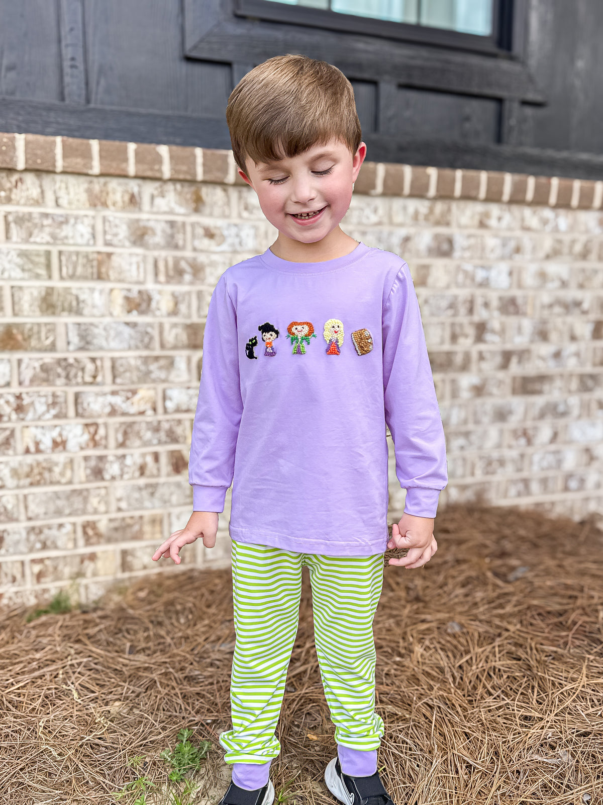 RTS - HALLOWEEN & TURKEYS - Amuck, Amuck, Amuck Boy Jogger Set