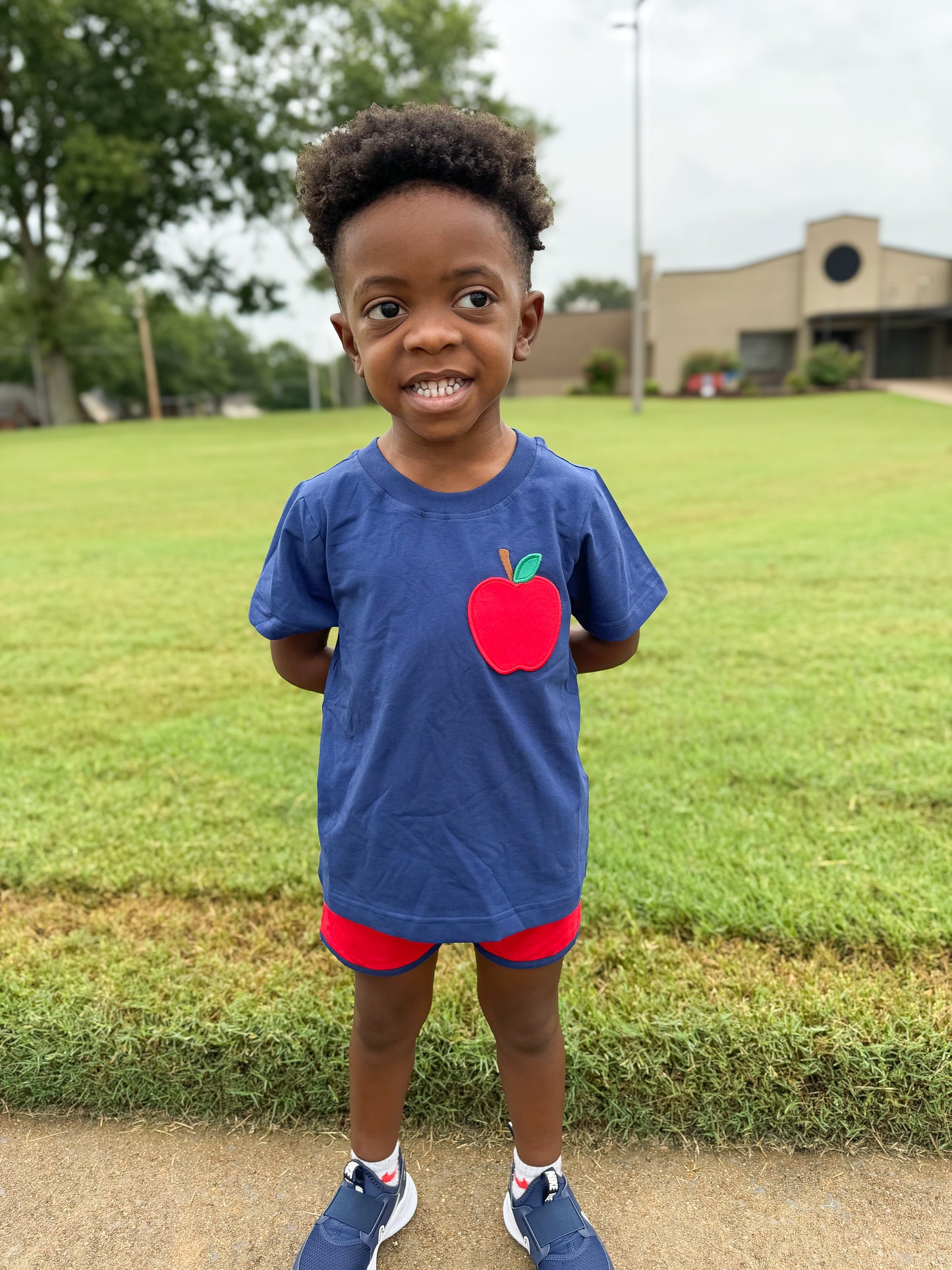 RTS - SUMMER PT 2 - Apple Pockets Boy Shortie Set