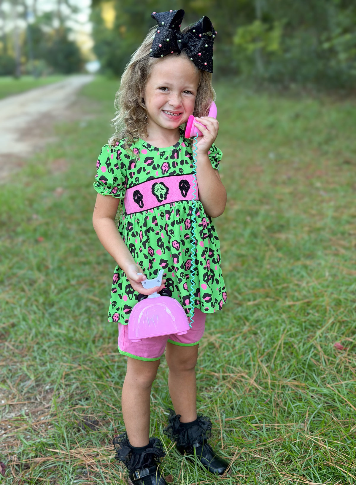 RTS - HALLOWEEN & TURKEYS - Scary Movie Girl Shortie Set