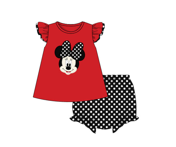 PREORDER 61: SPRING 2 - Clubhouse Crew - Girl Mouse Diaper Set
