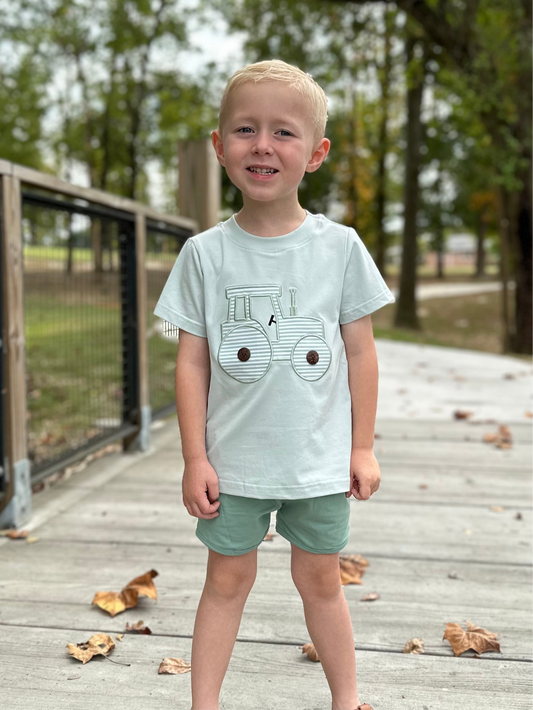 RTS - Feldspar Tractor Boy Shortie Set