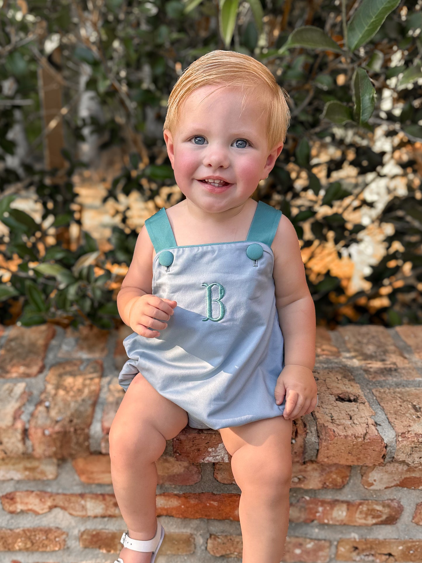 RTS - Retro Family Floral Boy Bubble - NO MONOGRAM