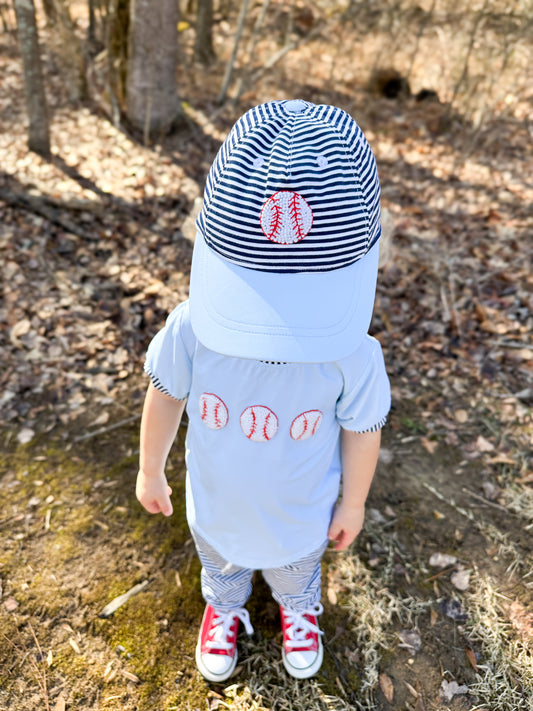 RTS - French Knot Baseballs Boy Hat