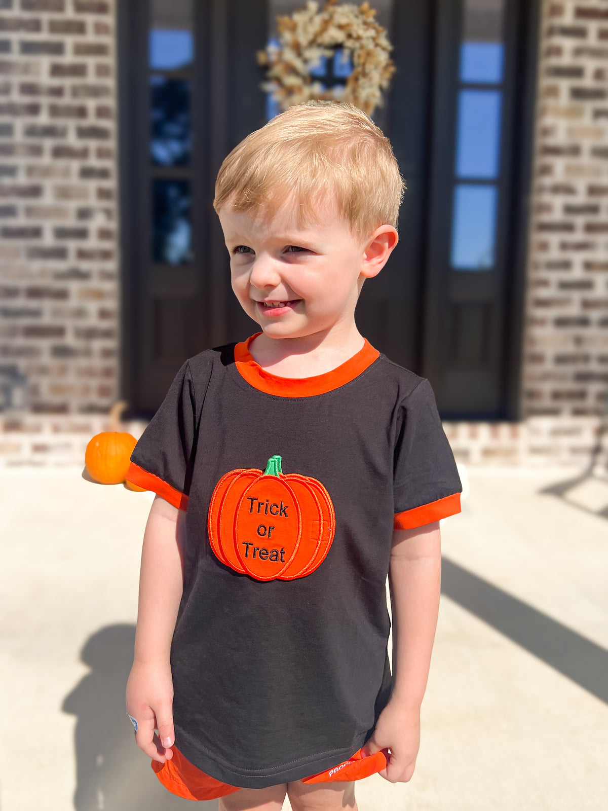RTS - PUMPKINS & HALLOWEEN - Pumpkins & Halloween Shirt Only - Smell My Feet Boy Shirt