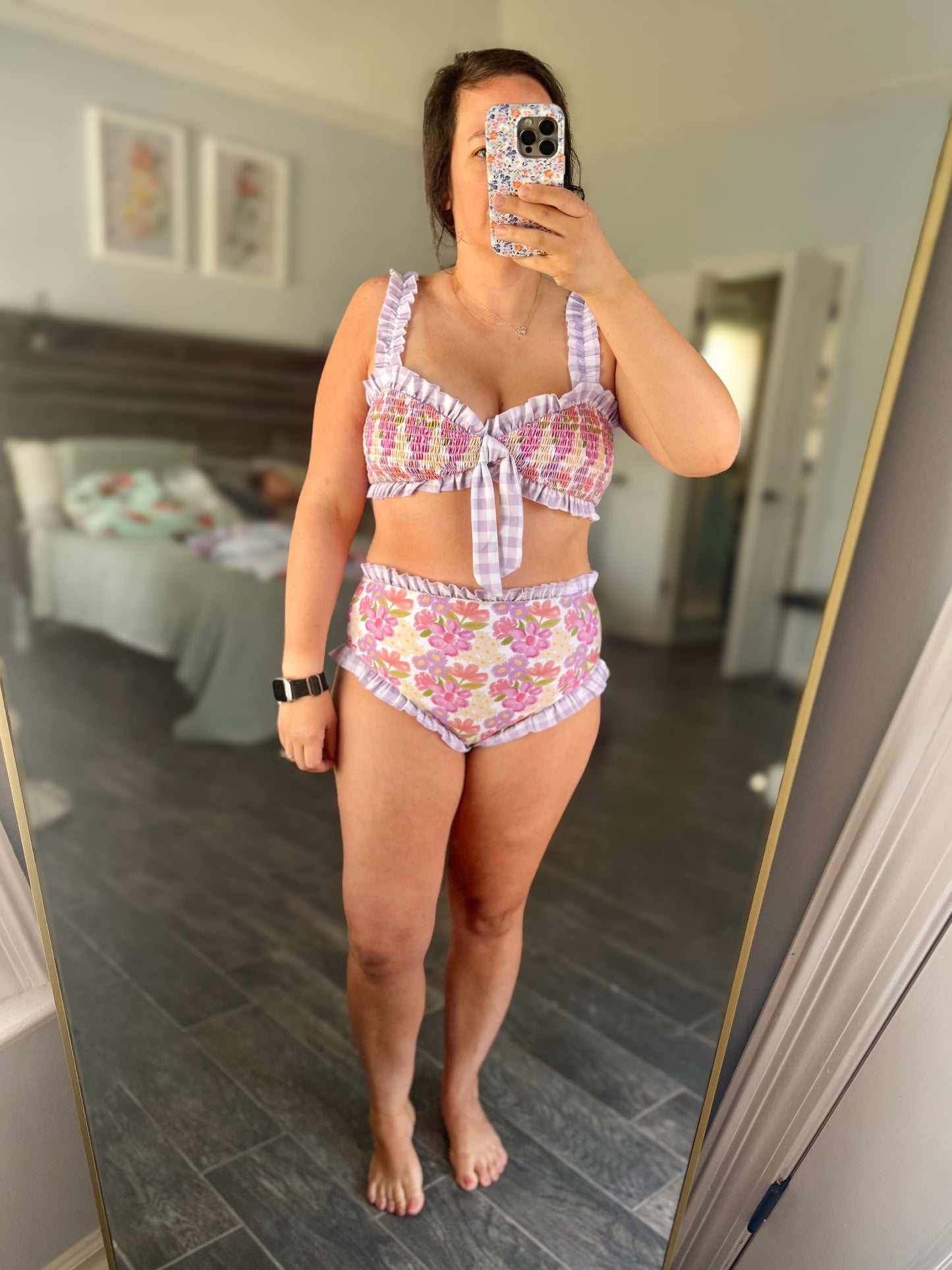 RTS - Citrus Springtime Swim Mom 2pc