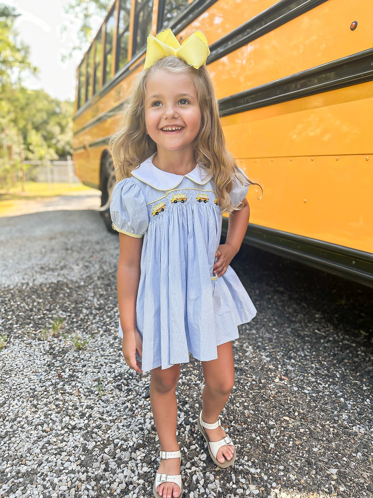 RTS - SUMMER PT 2 - Wheels On The Bus Girl Diaper Set