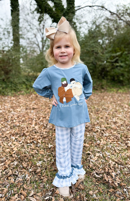 RTS - Country Friends Collection Girl Pant Set