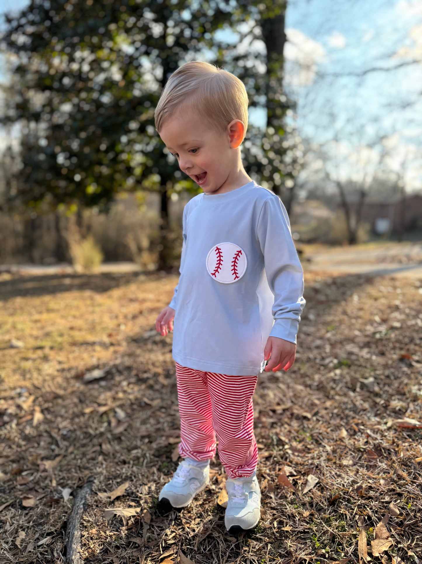 RTS - Baseball Pockets Boy Jogger Set