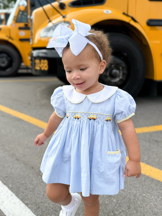 RTS - SUMMER PT 2 - Wheels On The Bus Girl Diaper Set