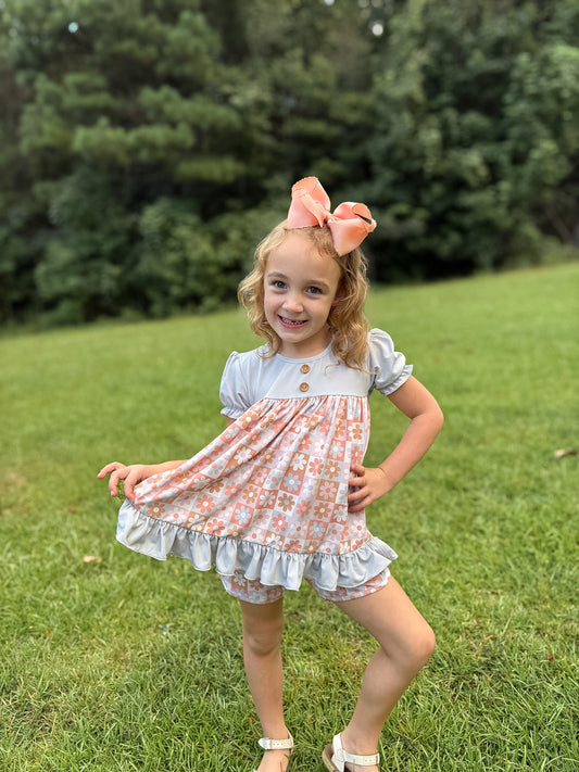 RTS - AUTUMN BASICS - Autumn Retro Daywear Girl Shortie Set