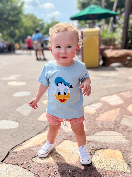 EXTRAS PRESALE - Applique Duck Boy Shortie Set