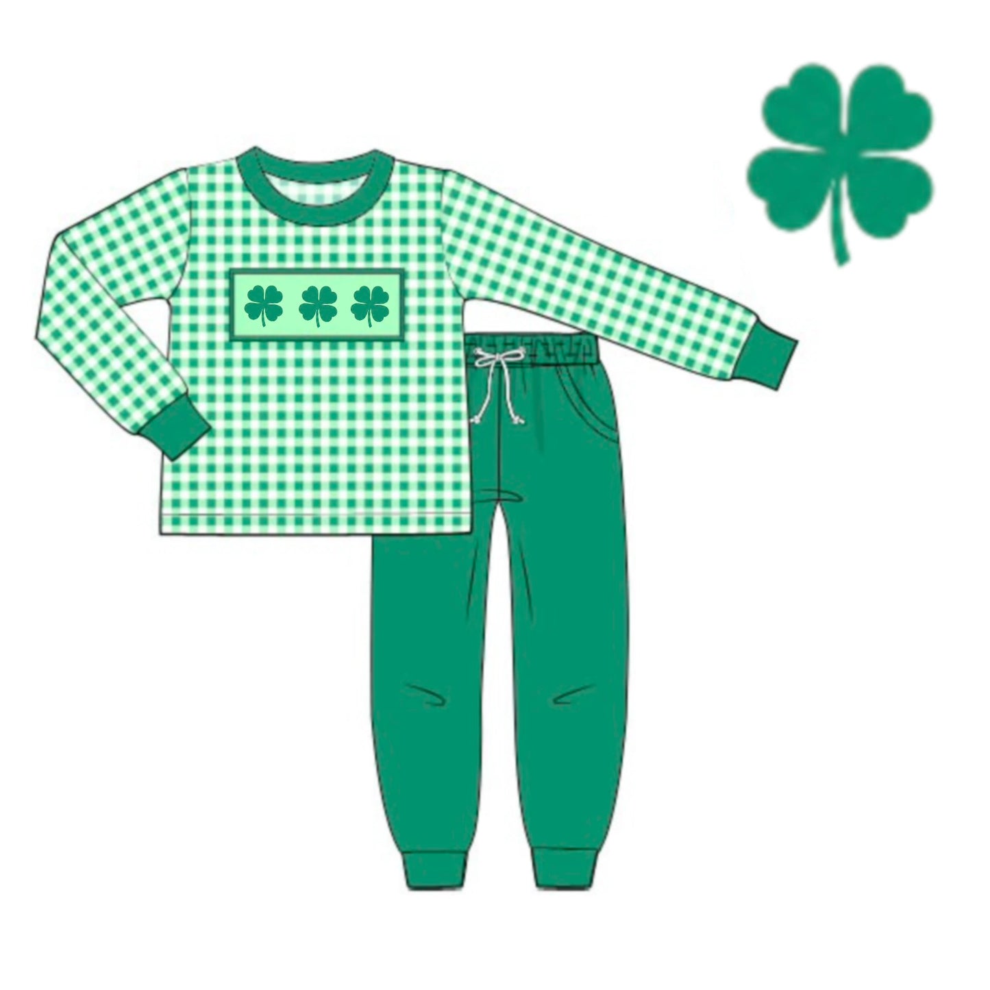 PREORDER 59: TTS - Pinch of Luck Boy Jogger Set