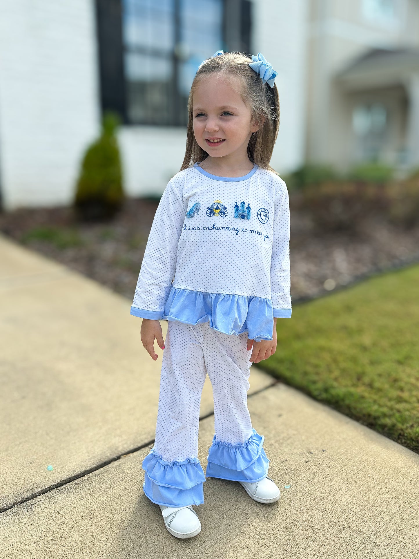 EXTRAS PRESALE - French Knot Enchanted Girl Pant Set