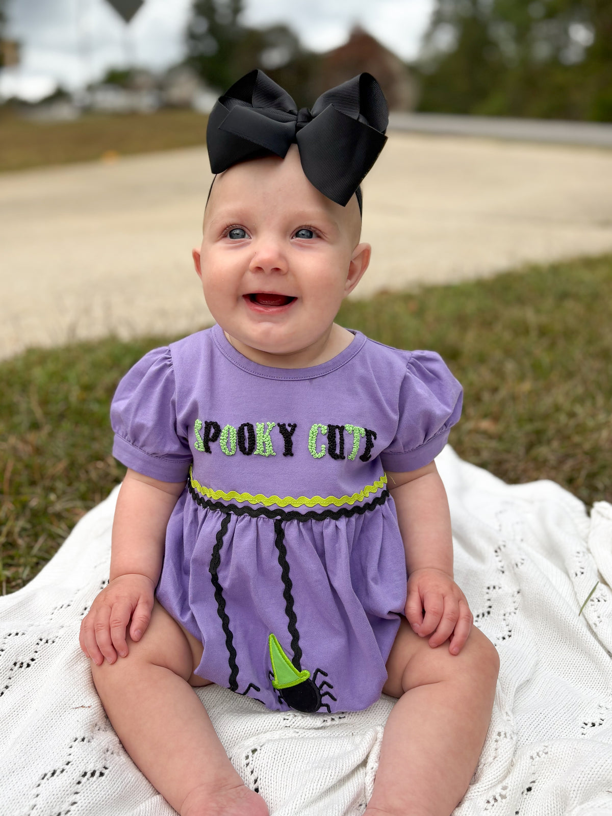 RTS - HALLOWEEN & TURKEYS - Creepy-Crawly Names Girl Bubble “Itsy Bitsy”