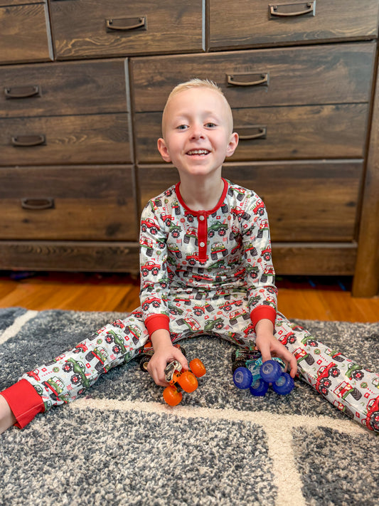 RTS - Christmas Boys Only - Xmas Monster Truck Jams Boy 2pc