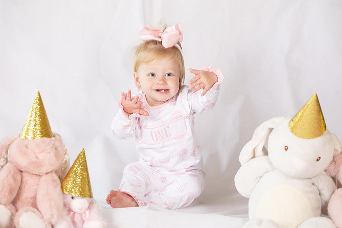 EXTRAS PRESALE - Smocked Birthday PJs Girl 2pc - “BIRTHDAY GIRL”