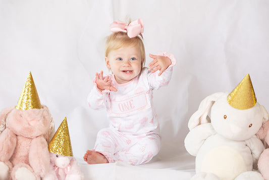 EXTRAS PRESALE - Smocked Birthday PJs Girl 2pc - “BIRTHDAY GIRL”