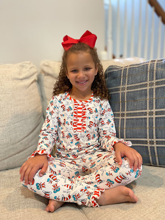 RTS - Rhyming Hat Girl 2PC Loungewear