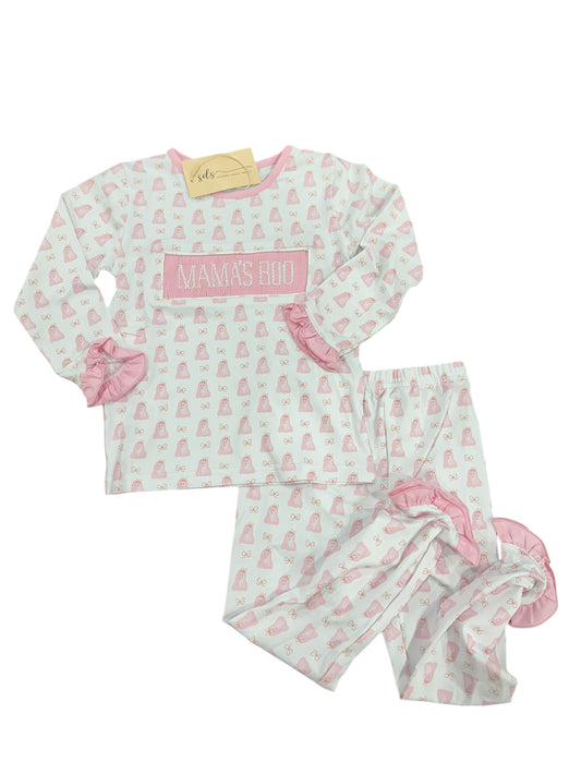 Pink/Blue Ghosts Girl 2PC PJS