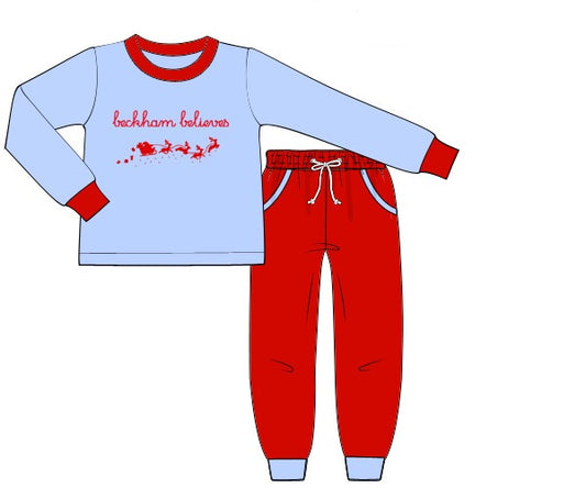 RTS - I Believe Boy Jogger Set - NO MONOGRAM