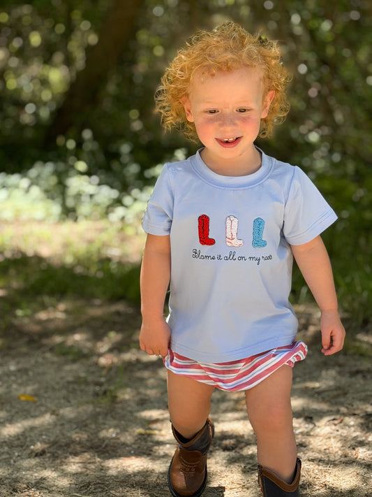 RTS - SUMMER 1 - Blame It All On My Roots Boy Diaper Set