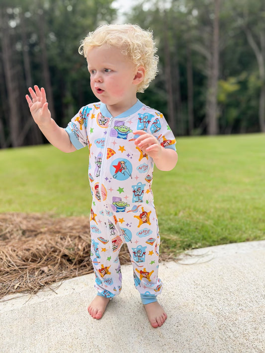 EXTRAS PRESALE - Andy’s PJs Boy Loungewear Zippy